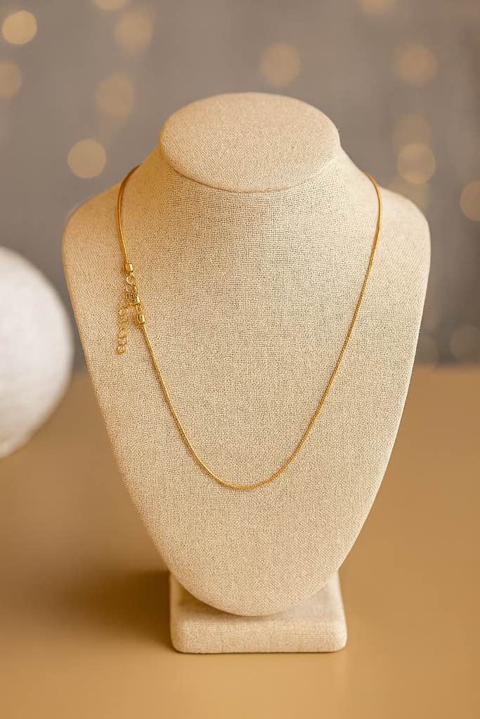 Gorgeous 925 SilverPlated 18K Gold Plated Necklace 