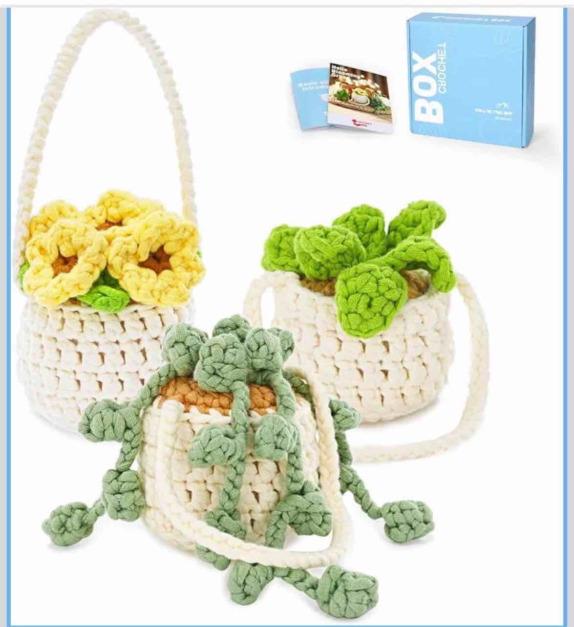 Crochet Kit for Beginners Starter - 3PCS