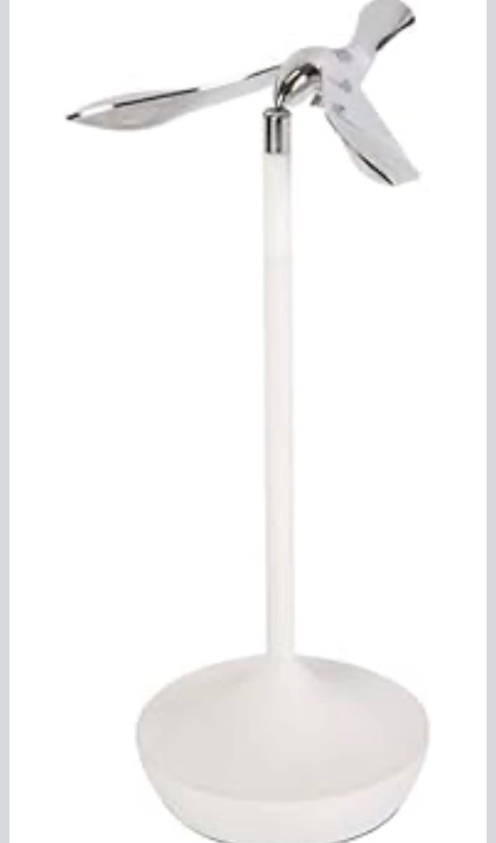 Cordless Table Lamp with Bottle Opener, Rechargeable LED with Funny Bird Corkscrew,Touch Dimmable. White