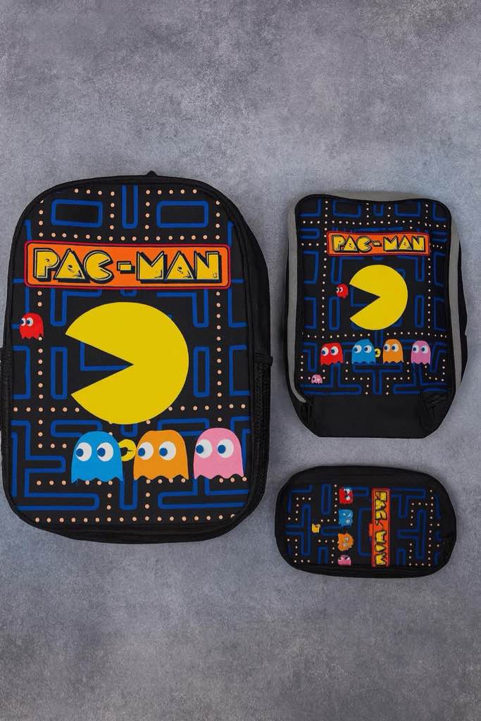 PAC Man Bookbag Set