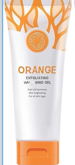 Orange exfoliating whitening gel