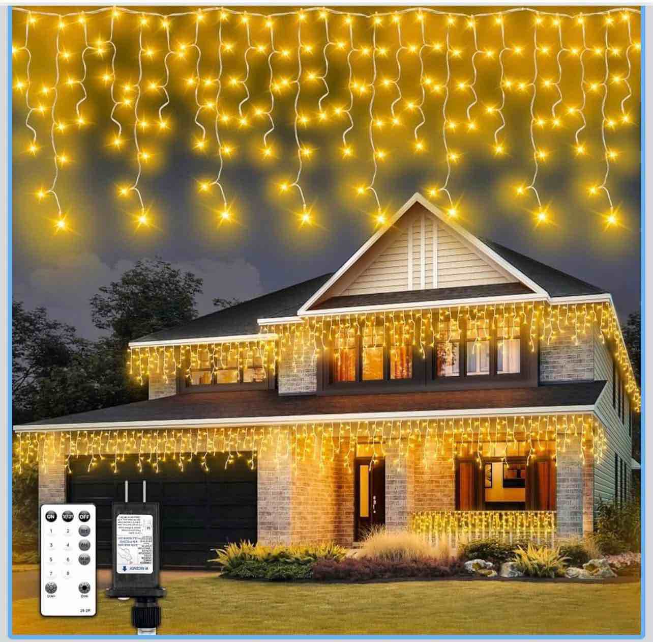 300 clear icicle lights