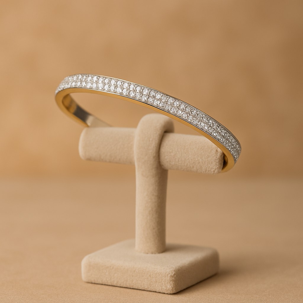 Beautiful 18k gold sapphire bracelet