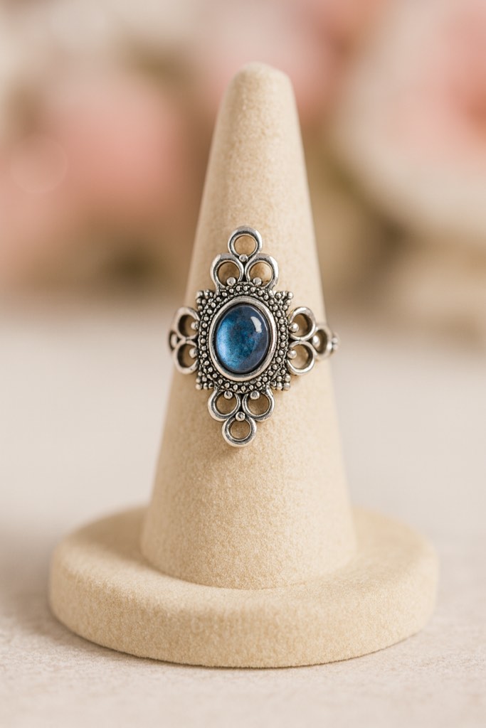 Gorgeous 925 silver plated ring size 9