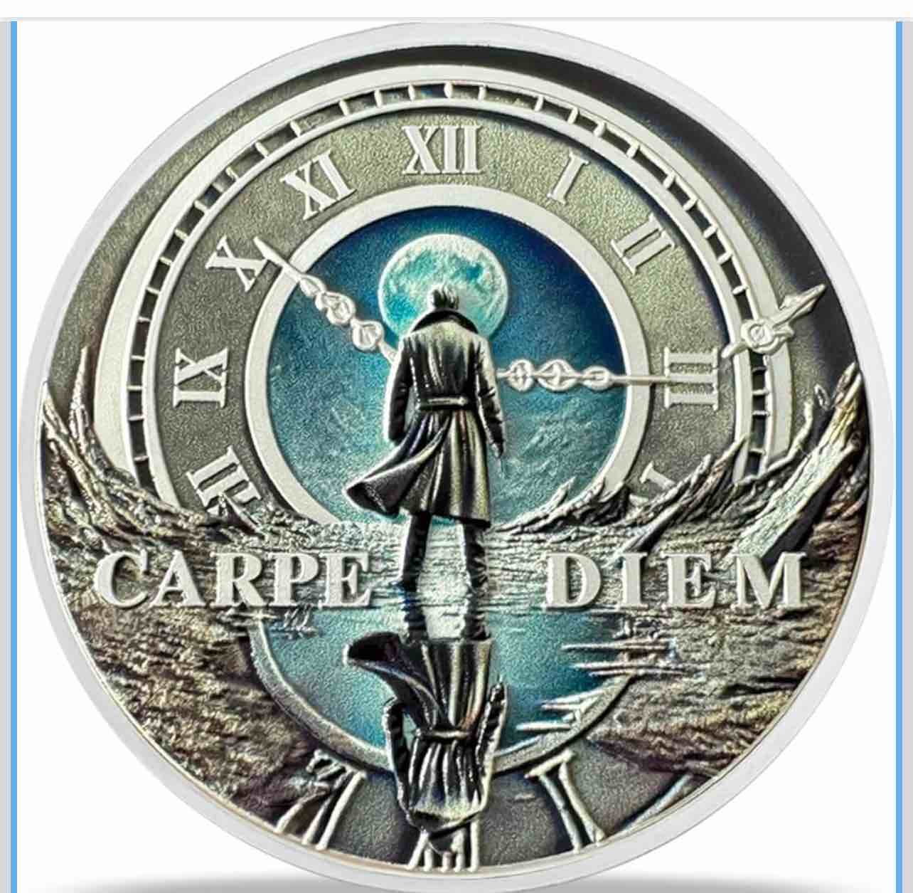 Condition photo showing New/Like New for Time travel coin 