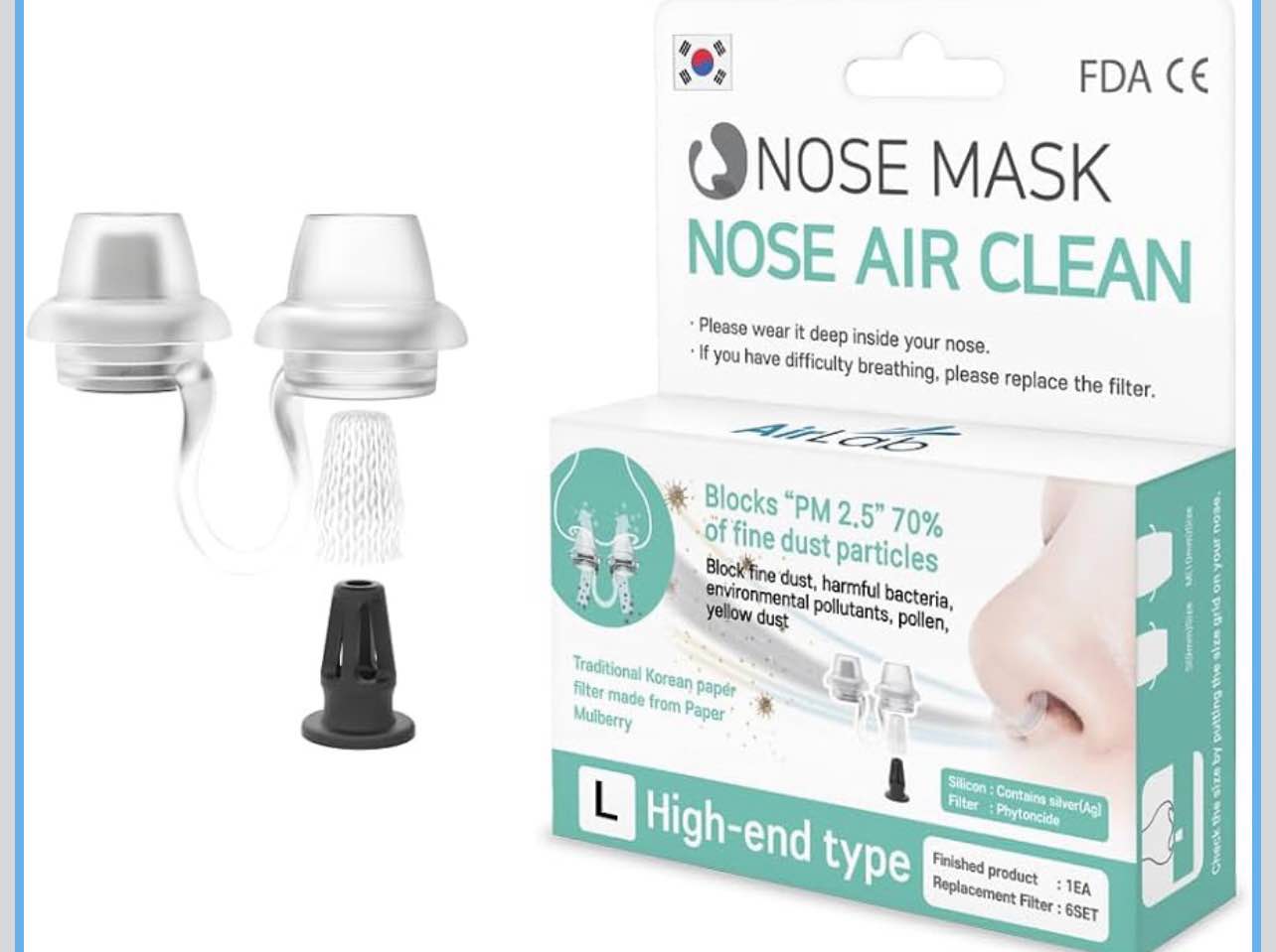 Condition photo showing New/Like New for Nose mask 