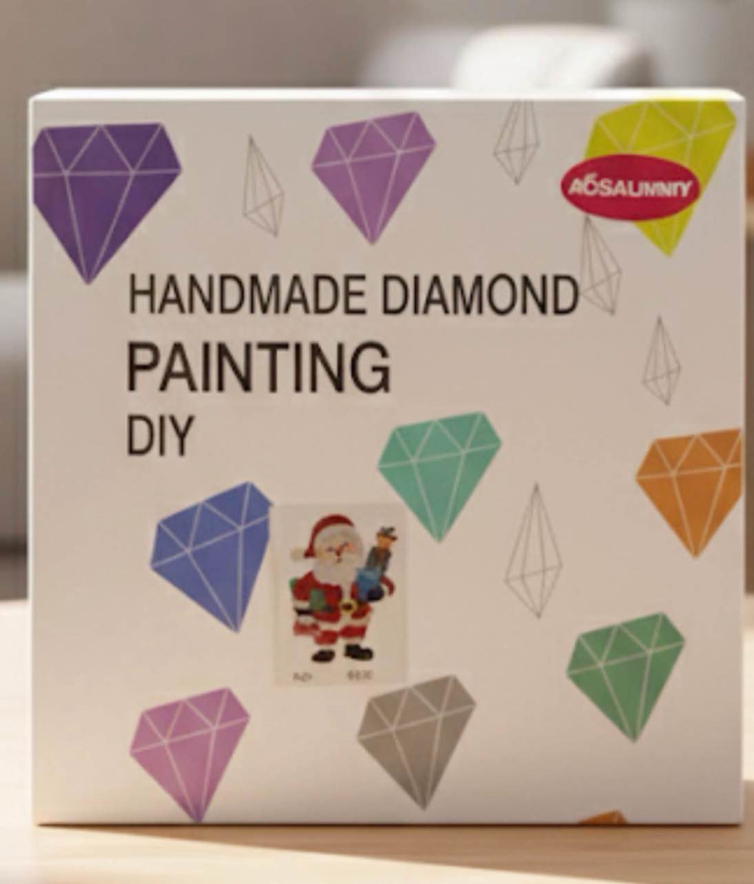 Condition photo showing New/Like New for Diamond Painting Set. Santa