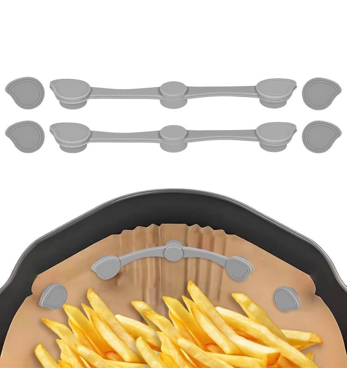 Condition photo showing New/Like New for Air Fryer Magnets for Parchment Paper,Secure 4 pack