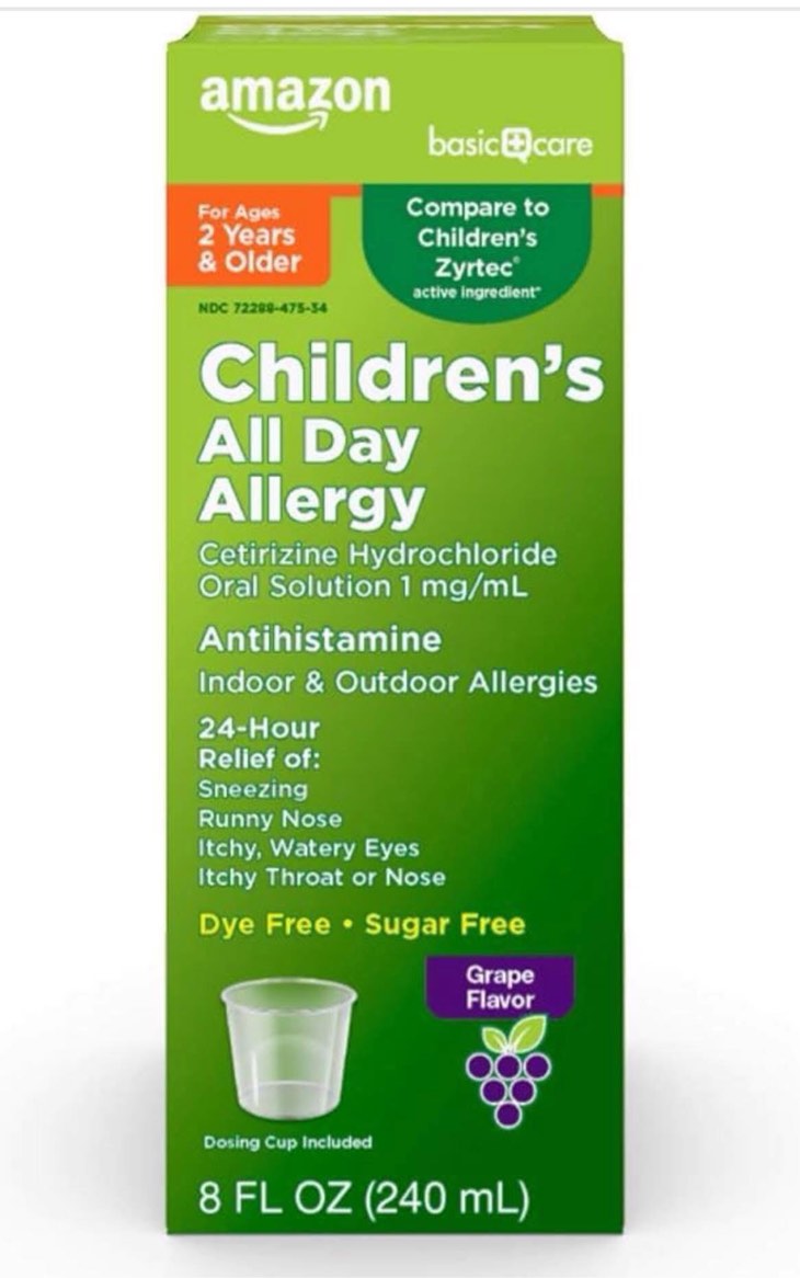 Condition photo showing New/Like New for Allergy Relief  Exp date 3/26