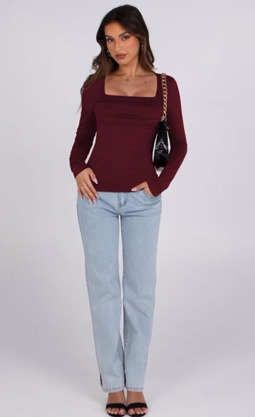 Condition photo showing New/Like New for Womens Long Sleeve Shirt Size medium