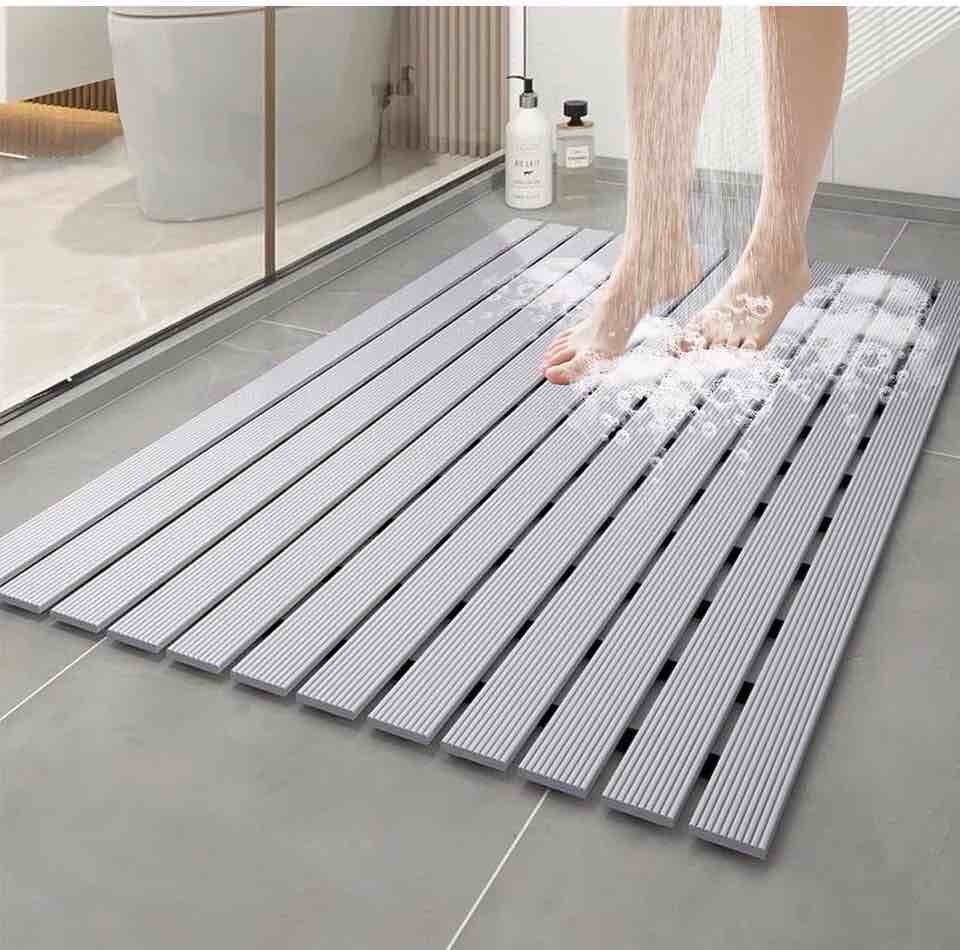 Shower Mat Bathtub Mat, Cuttable 26 x 17 Inch Non-Slip Bath Mat