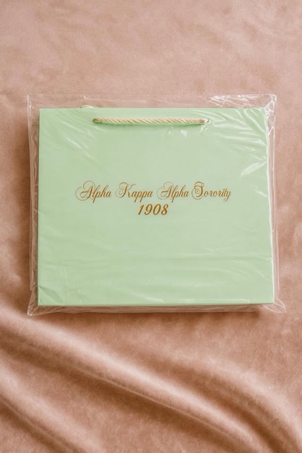 Large alpha kappa gift bag