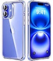 ALTURIZ for iPhone 16 Plus Case [6.7"] Crystal Clear, Military-Grade Protection, Shockproof, Non-Yellowing, Women & Men's Case