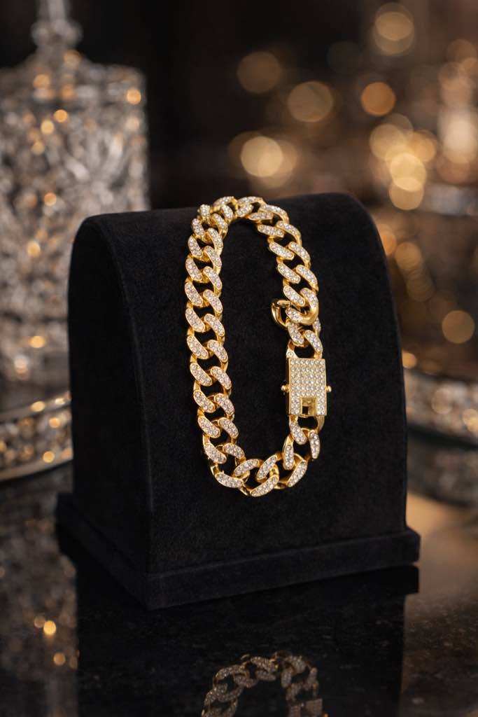 Men’s 925  18K Gold Plated Bracelet 