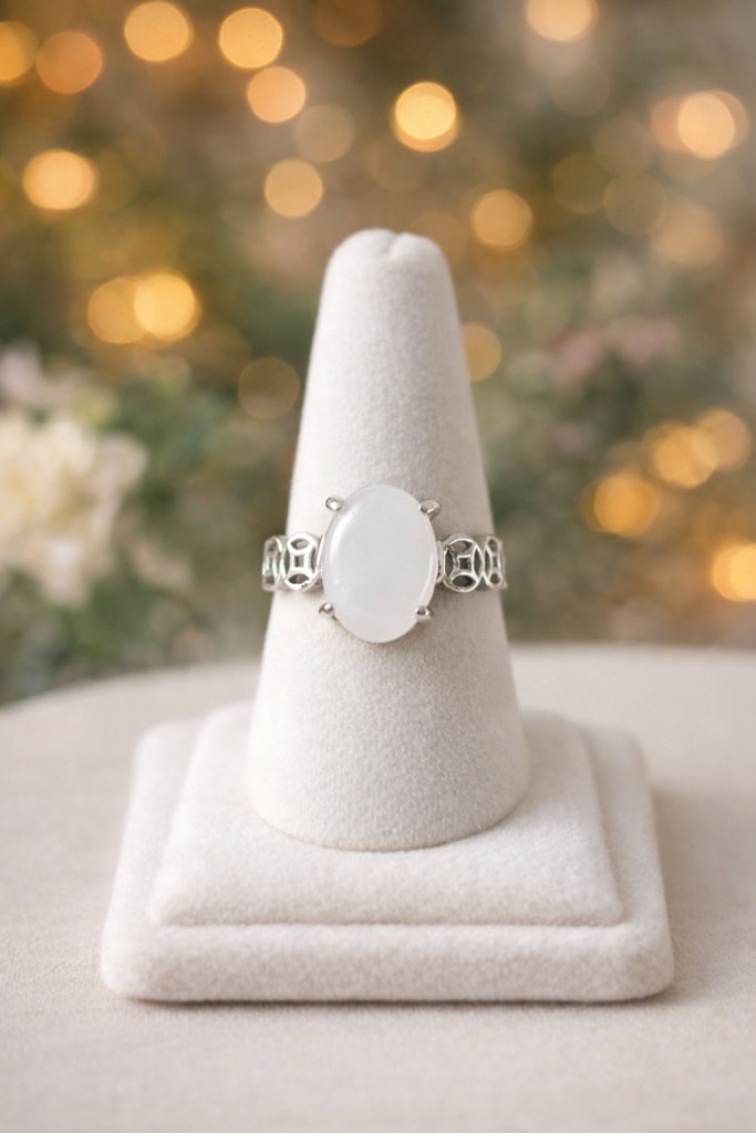 Beautiful 925 Silver Plated  Ring Sz 8