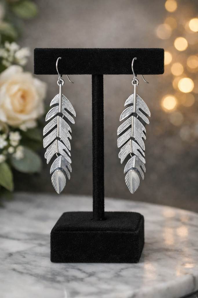 Beautiful 925 Silver Plated Earrings
