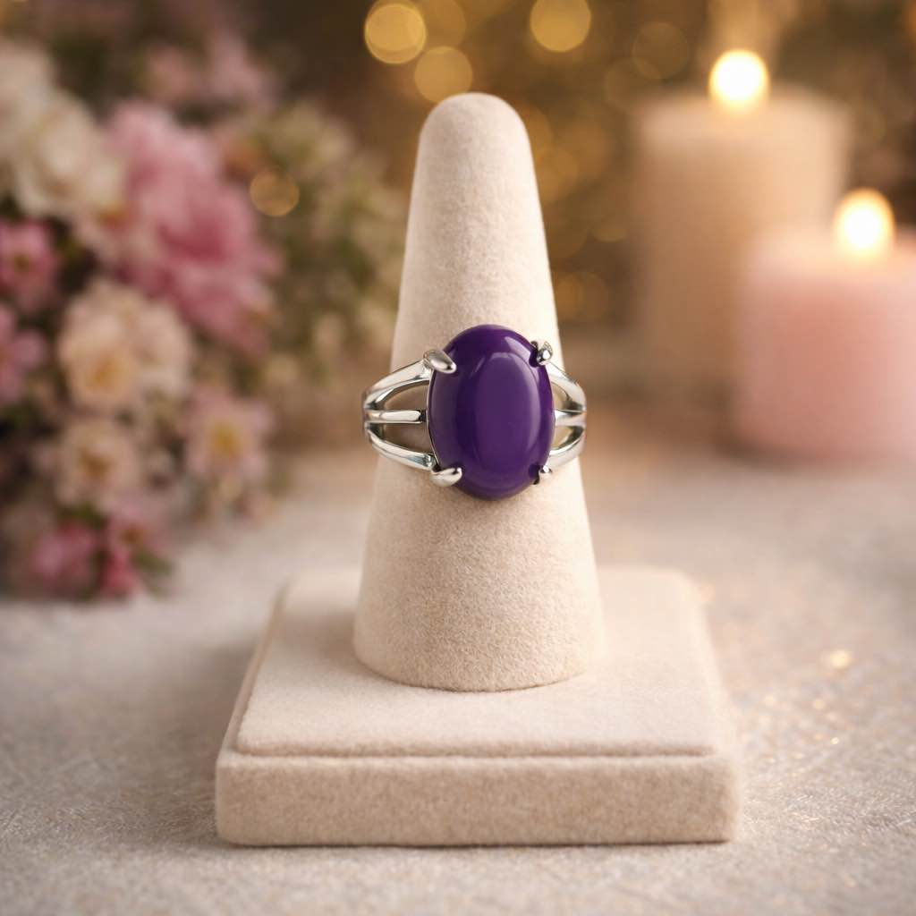 Beautiful 925 Silver Plated  Ring Sz 6