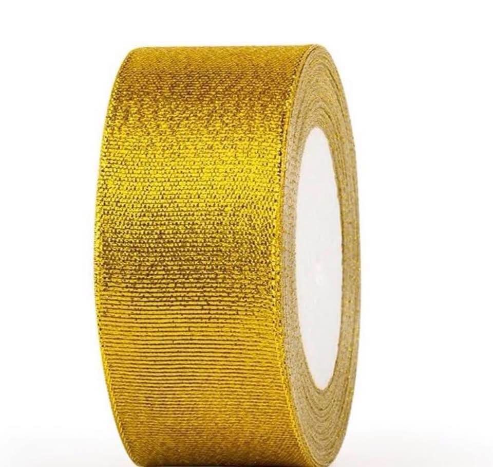Gold Glitter Ribbon