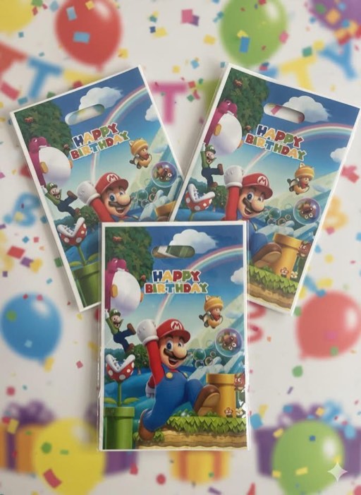 90 Mario Bros Party bags