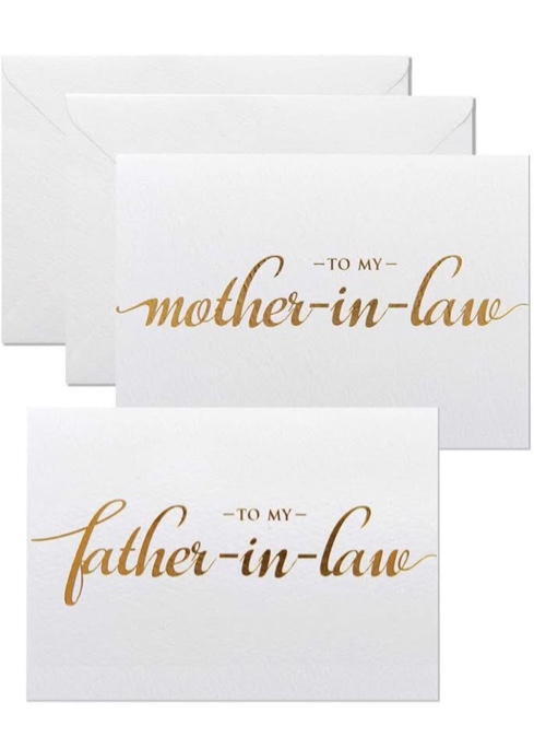 My Father-in-Law, Mother-in-Law Wedding Day Cards