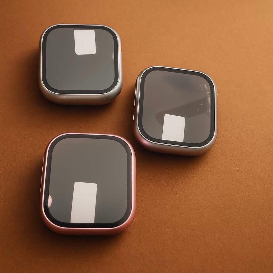 3 Pack Cover Compatible with Apple Watch 11 10 Screen Protector 46mm,Soft HD High Sensitivity Screen Protector Case with TPU All Around Bumper Compatible with Apple Watch Series 11 10 46mm Case