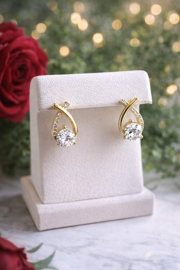 Gorgeous 18K Gold Plated Earrings 