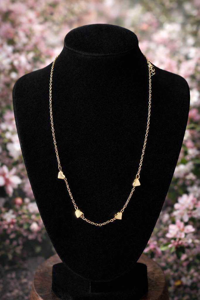 Condition photo showing New/Like New for Gorgeous 925 Silver 18K Gold Plated Necklace 