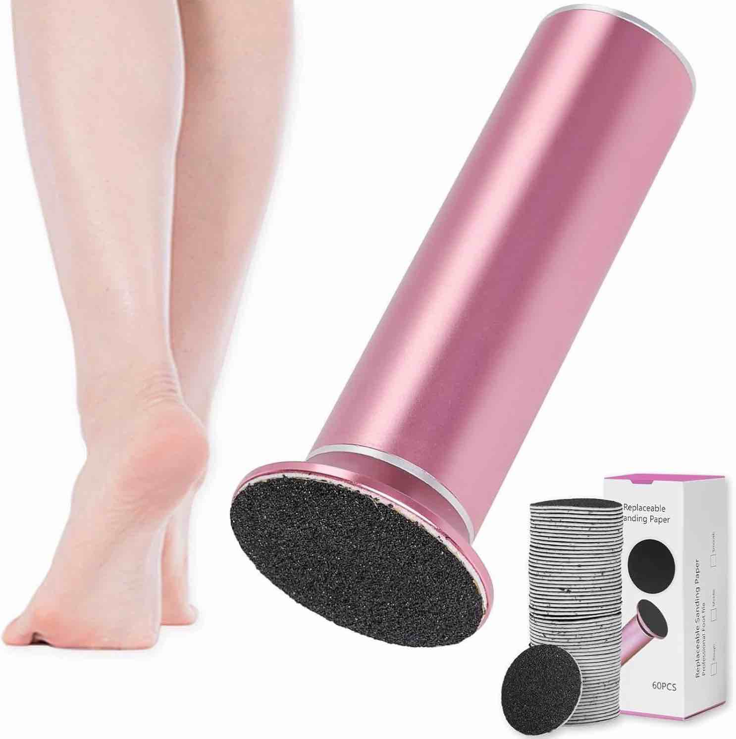 electric foot file callus remover for feet, professional foot scrubber sander grinder for dead skin