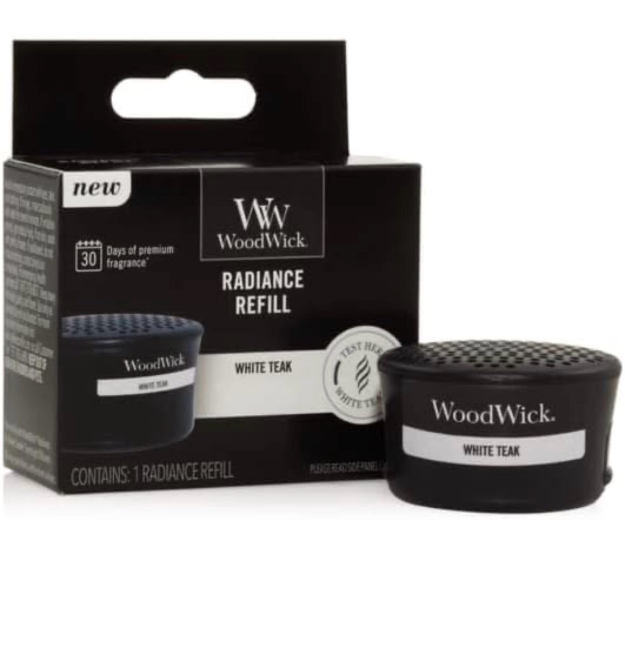 Condition photo showing New/Like New for WoodWick Radiance Diffuser Refill (White Teak)