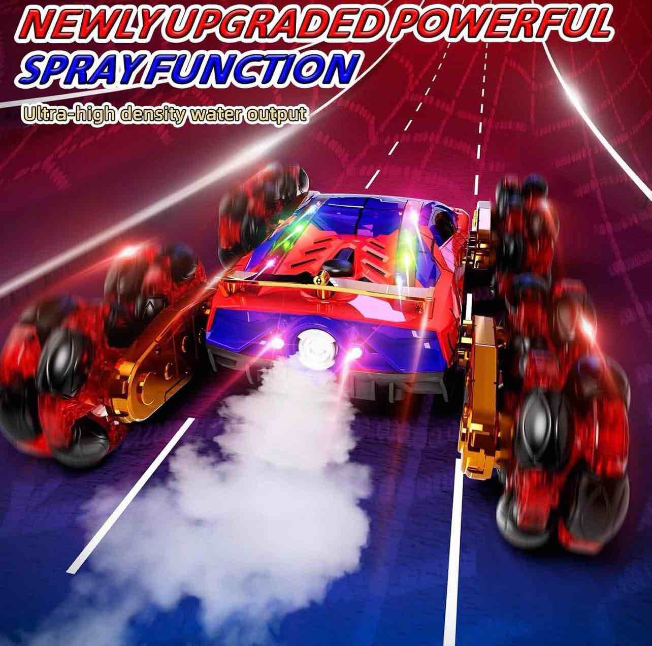 Condition photo showing New/Like New for Remote Control Car, 2.4Ghz RC Cars with Spray & Cool Light,