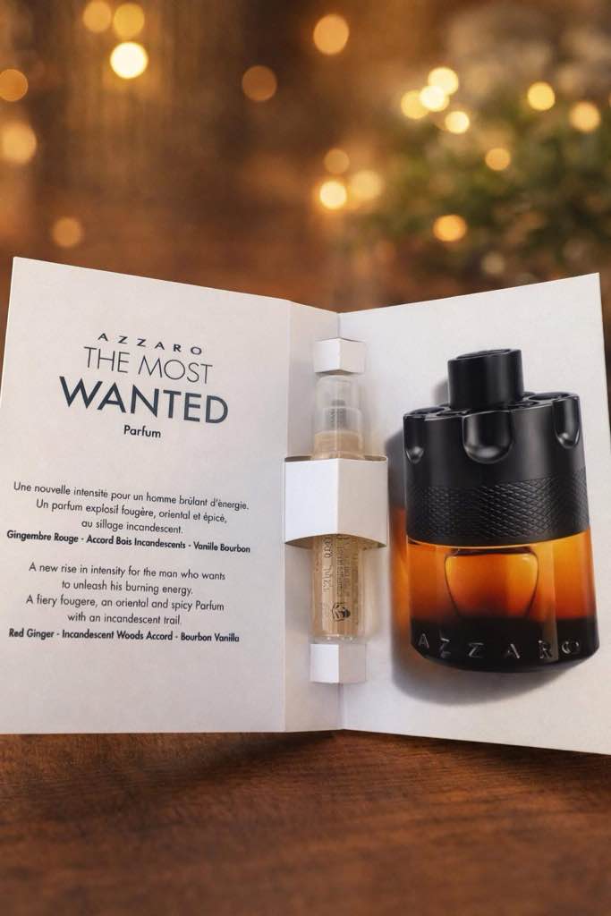 Condition photo showing New/Like New for Azzaro The Most Wanted for men 1.2ml