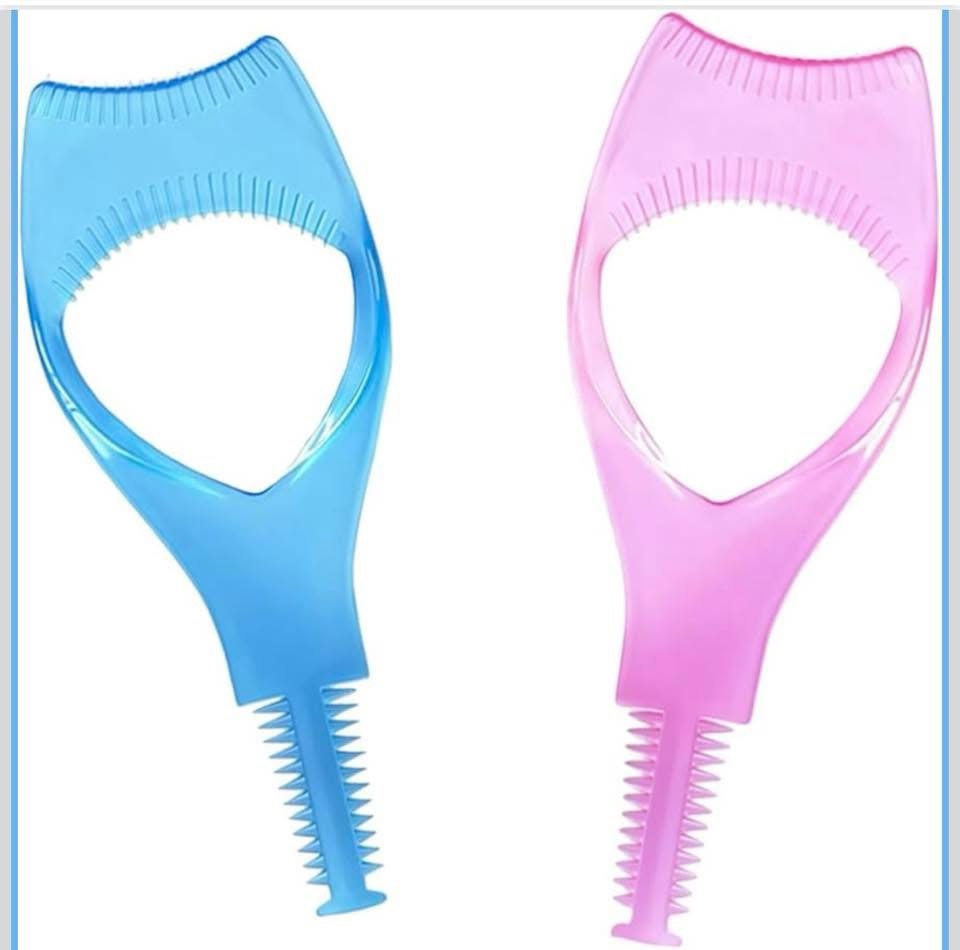 2 Pcs 3 in 1 Eyelash Tool Mascara Applicator Comb