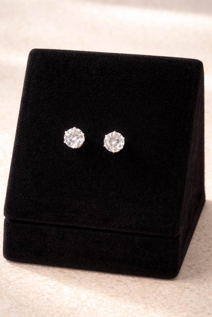 Elegant 18k gold plated Stud earrings