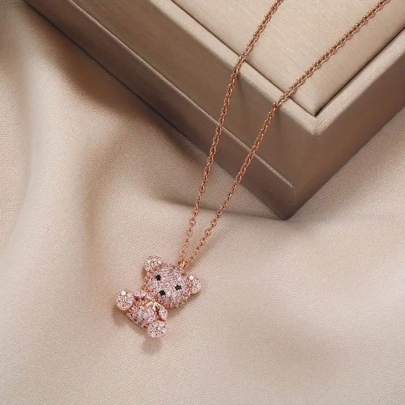 Gorgeous Teddy 18K Rose Gold Plated Necklace