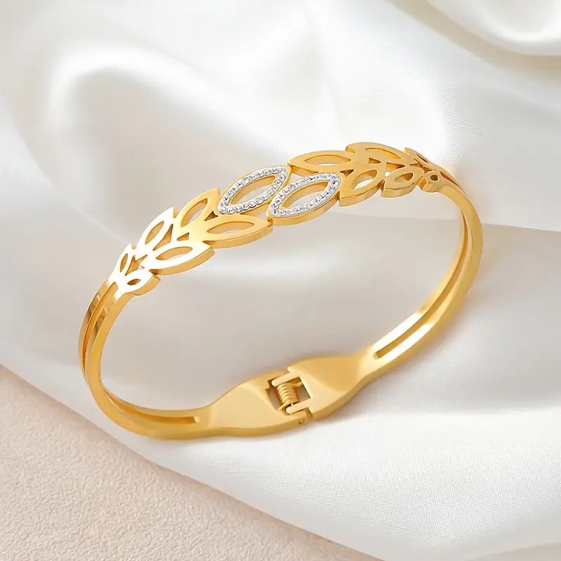 18K Gold Plated Bangle Bracelet