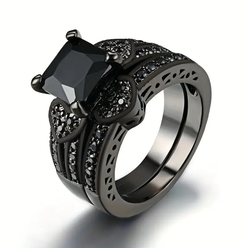 Beautiful Sterling Silver Sapphire Ring Sz 9