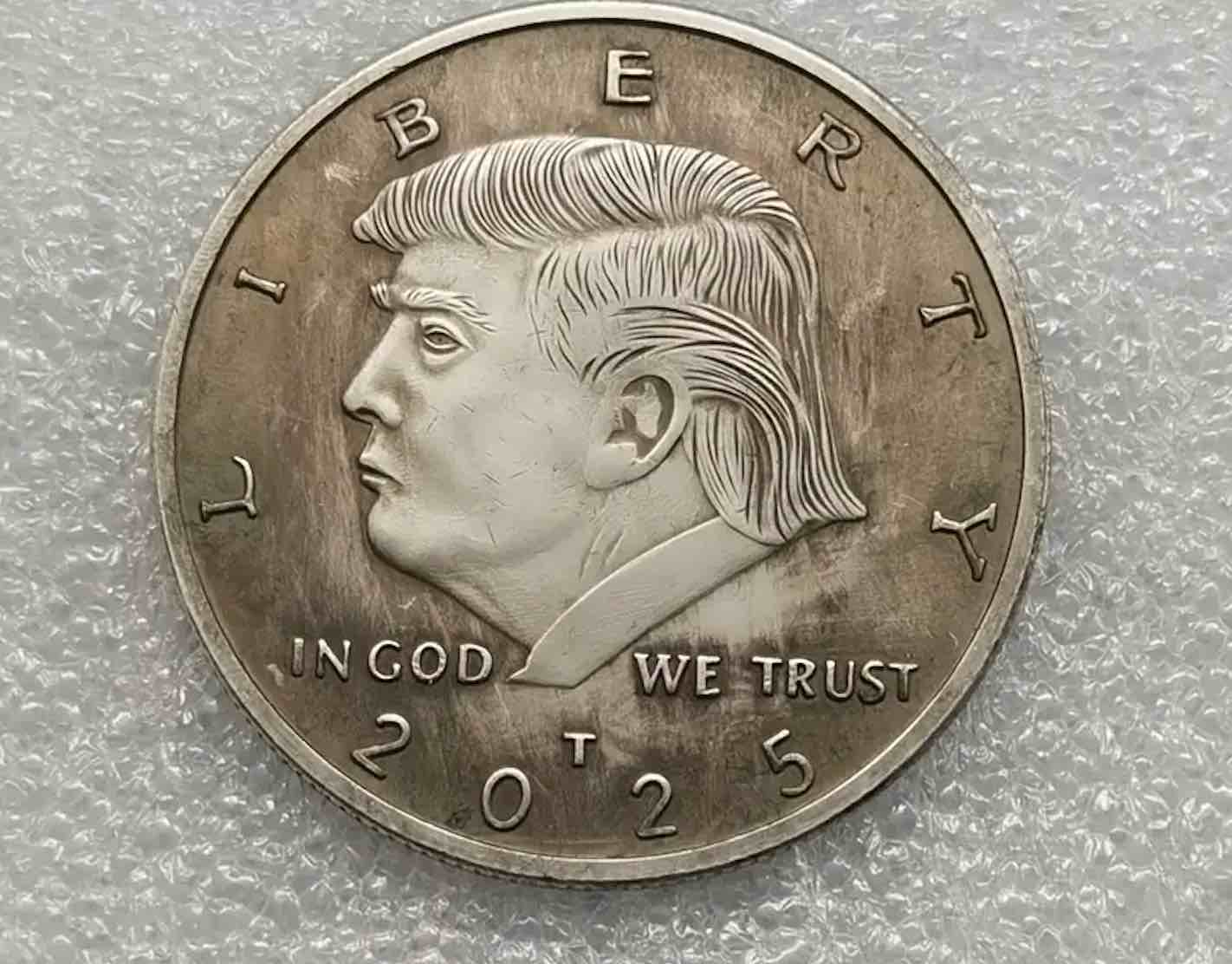 Silver Trump Collectible Coin 2025