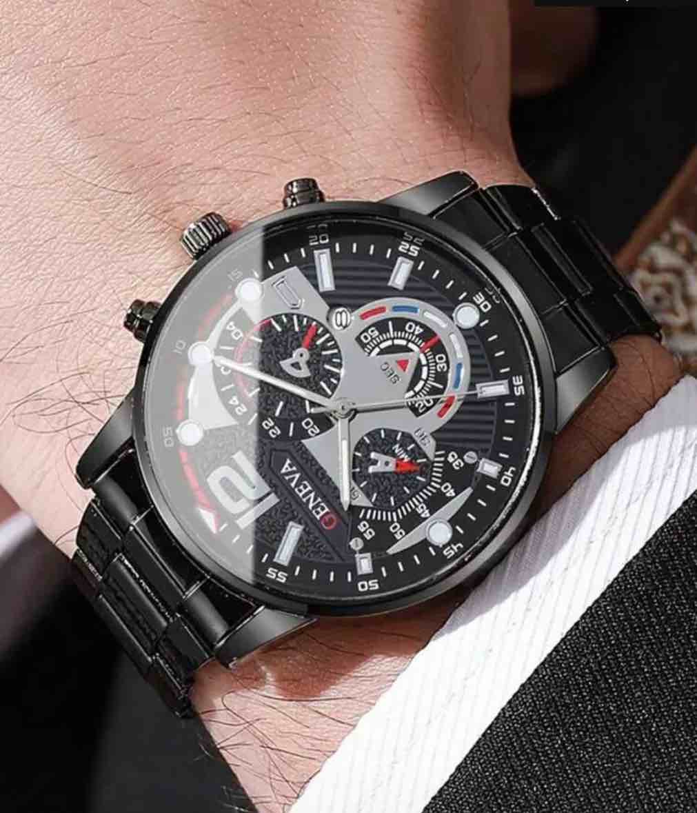 Black Men’s Sports Watch