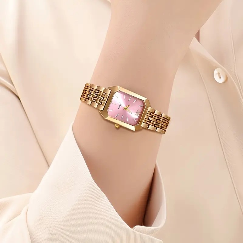 Luxury Gold Pink Face Watch?