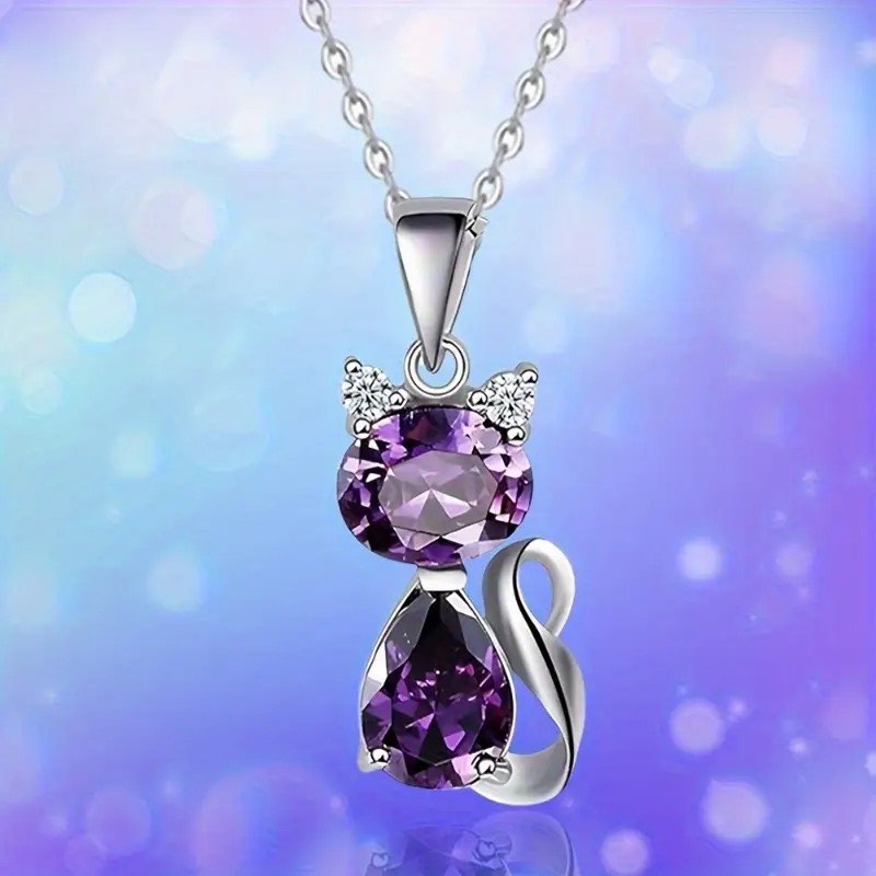 Beautiful Sterling Silver Sapphire Necklace ?