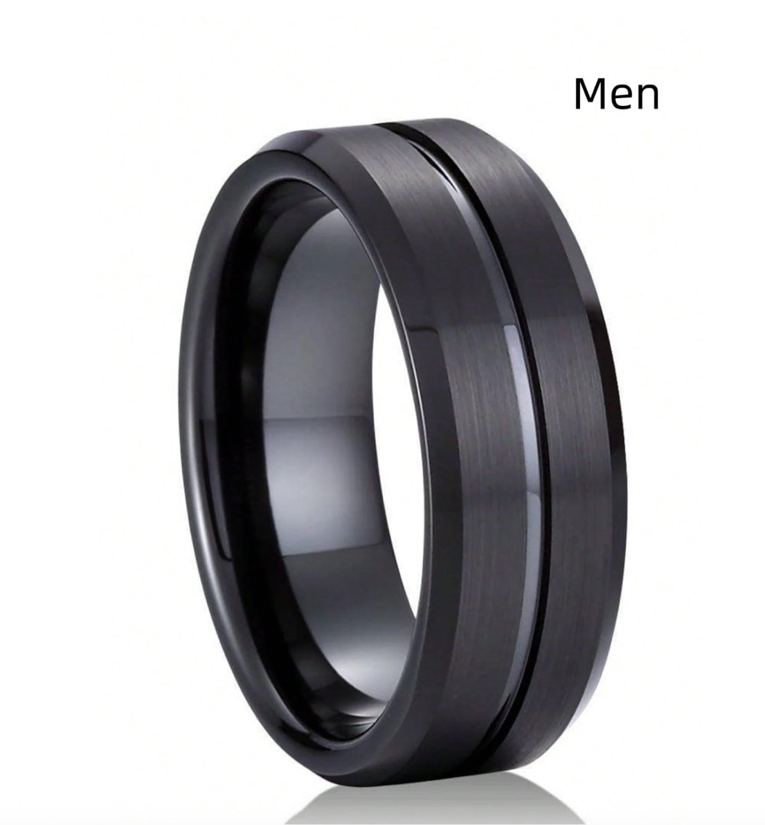Tungsten Mens Ring – Size 9