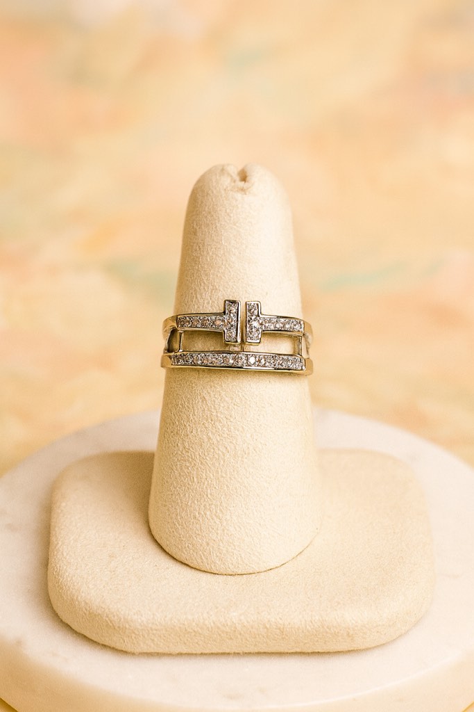 Sterling Silver Sapphire Ring –Sz 5