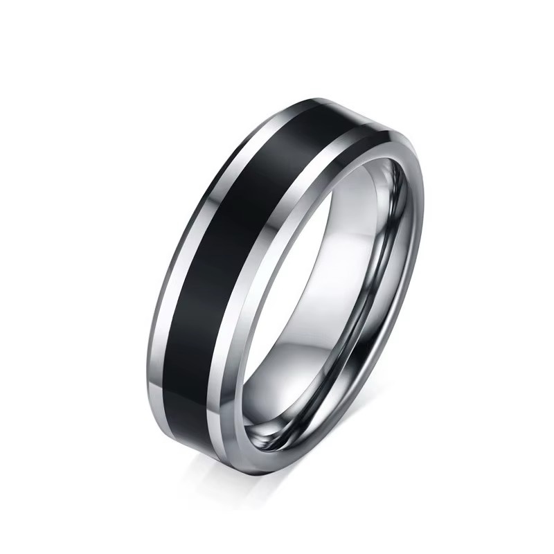 Stainless Steel Silver Ring – Size 9