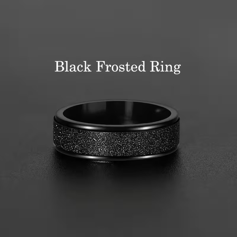Tungsten Spin Accent Ring- Size 9