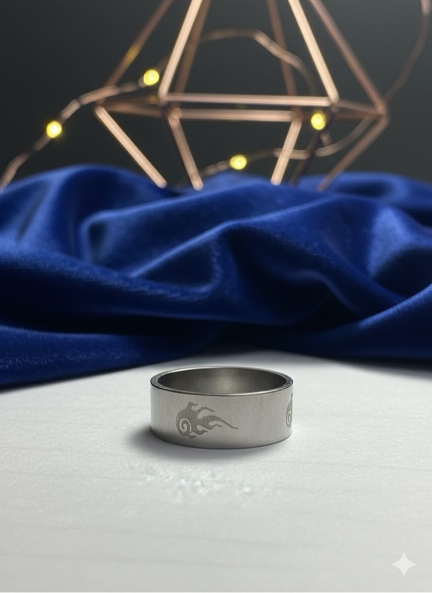 Stainless Steel Accent Ring Sz 7