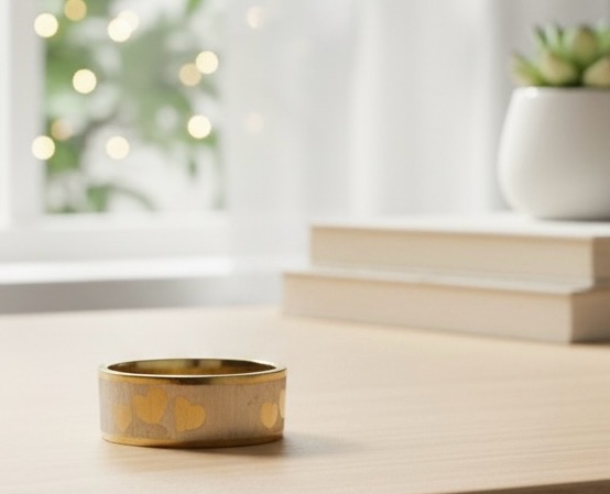 Stainless Steel Silver Ring- Sz 11