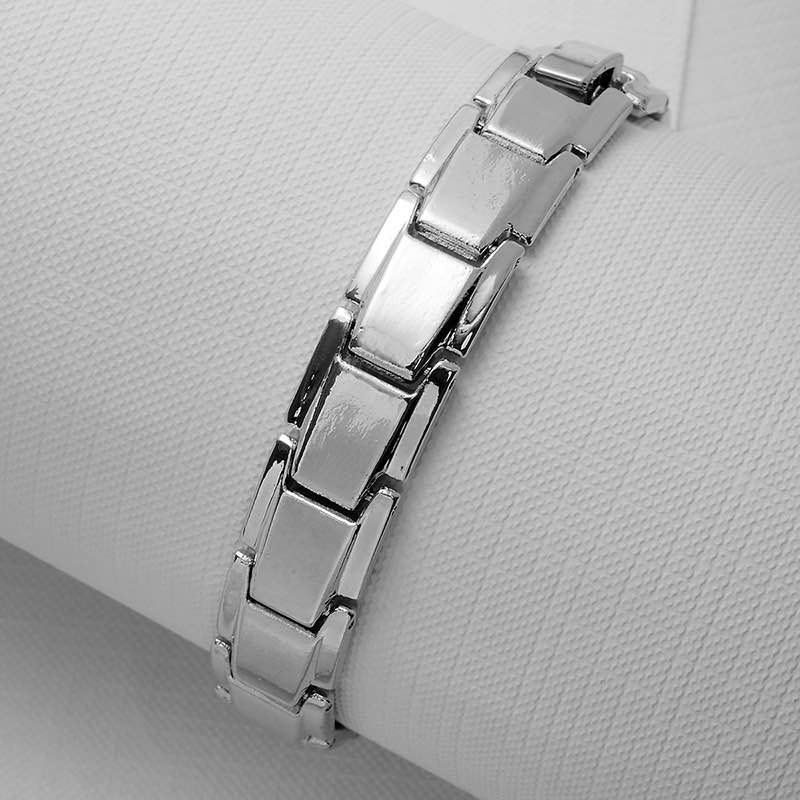 Stainless Steel Silver Clasp Bracelet