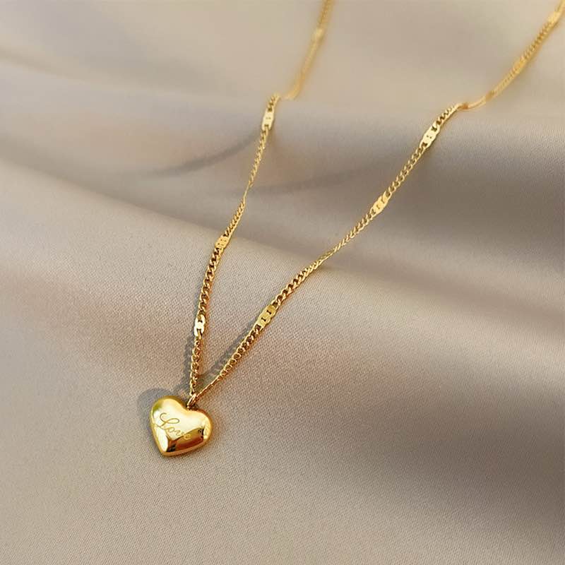 Stainless Steel Gold Plated Necklace