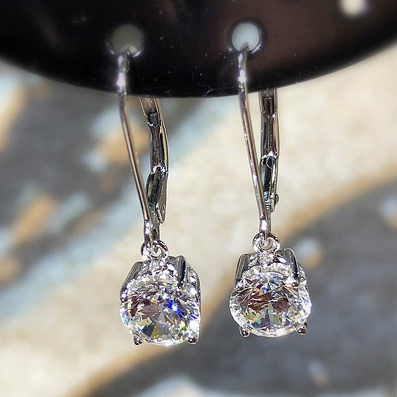Sterling Silver Sapphire Earrings