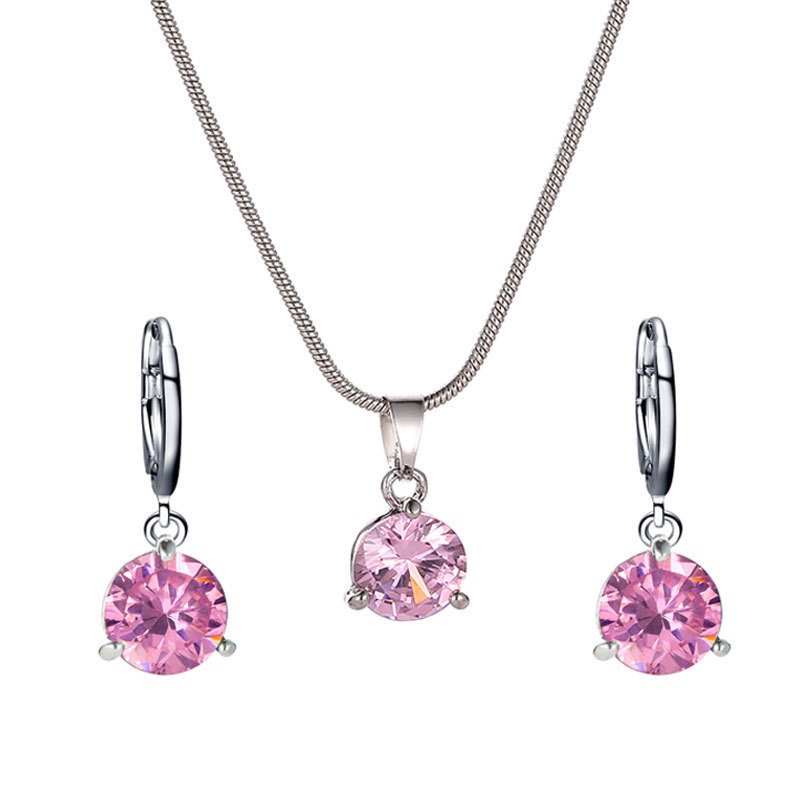 Sterling Silver Necklace & Earrings Set